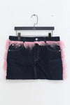 CONSTANÇA ENTRUDO Merino wool denim mini skirt AW23_SKI04
